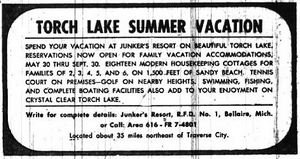 Junkers Resort Motel - May 23 1963 Ad